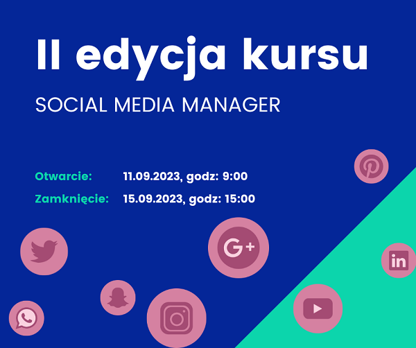 szkolenie social media manager