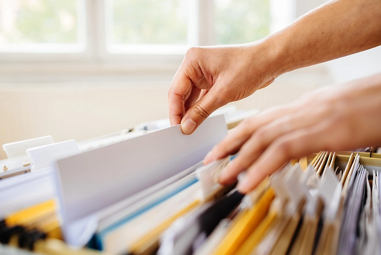 Teczki z&nbsp;dokumentami